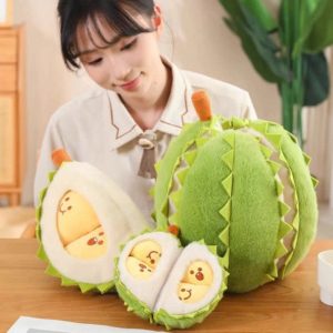 Gấu Bông Sầu Riêng Tách Múi Siêu Hot Nhồi Bông Quả Sầu Riêng Đồ Chơi Có Thể Tách Múi Quà Tặng Cho Bé
